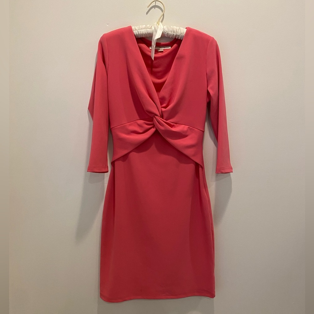 Coral / peach Boston Proper Work Dress